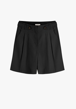 Linen Blend City Shorts