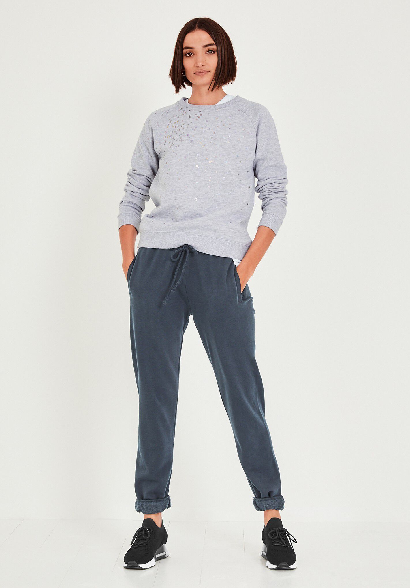 Hush navy joggers clearance