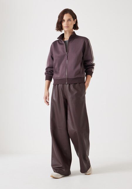 Zanna Side Stripe Zip Through Sweatshirt