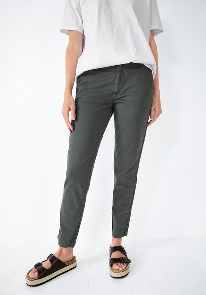 Stretch Cotton Girlfriend Chinos Cotton Chino Trousers W Hush