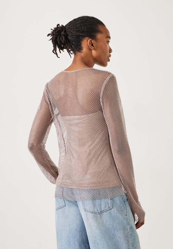 Una Sparkle Long Sleeve Top
