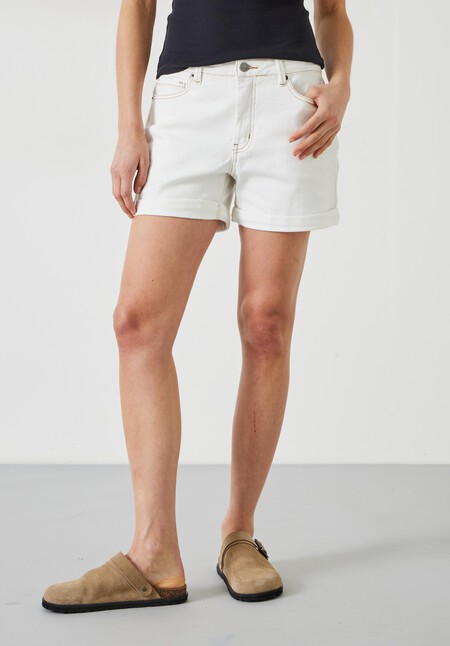 Stretch Denim Shorts