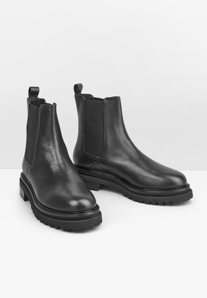 Haydon Leather Boots | Black | hush