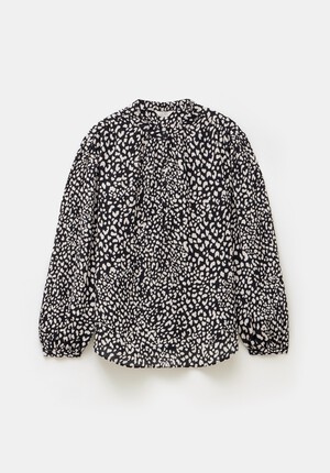 Leopard Print Long Sleeve Top