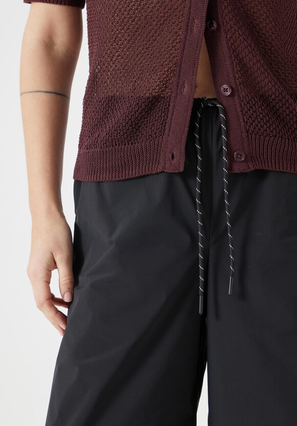 Technical Melissa Wide Leg Cropped Trousers