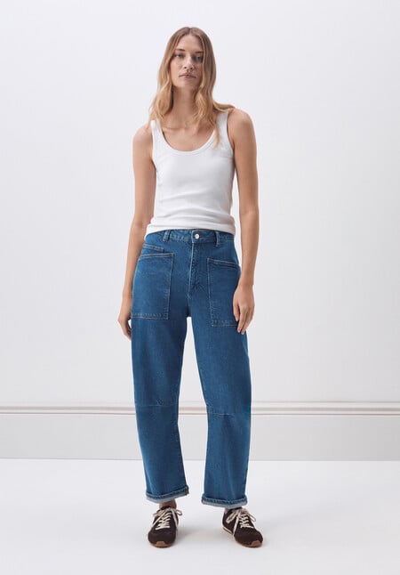 Cordi Barrel Leg Jeans