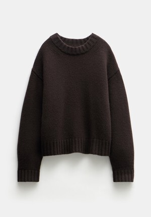 Cora Chunky Cashmere Crew Jumper