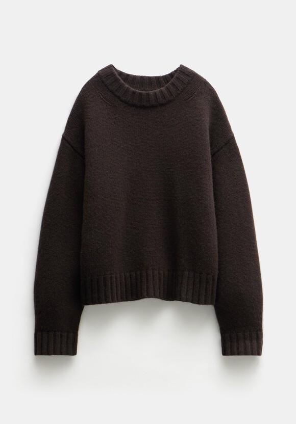 Cora Chunky Cashmere Crew Jumper