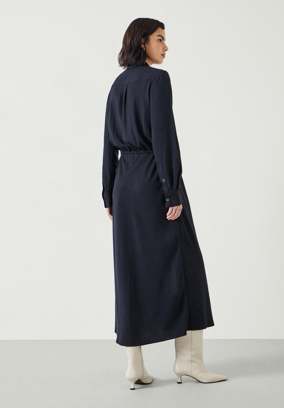 Martina Pinstripe Midi Dress