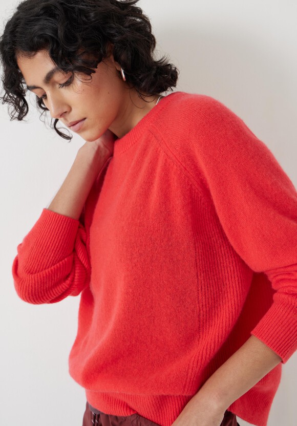Jasmine Cashmere Rib Detail Jumper