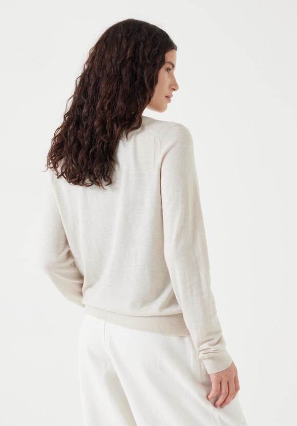 Fine Knit Wool Blend Jumper