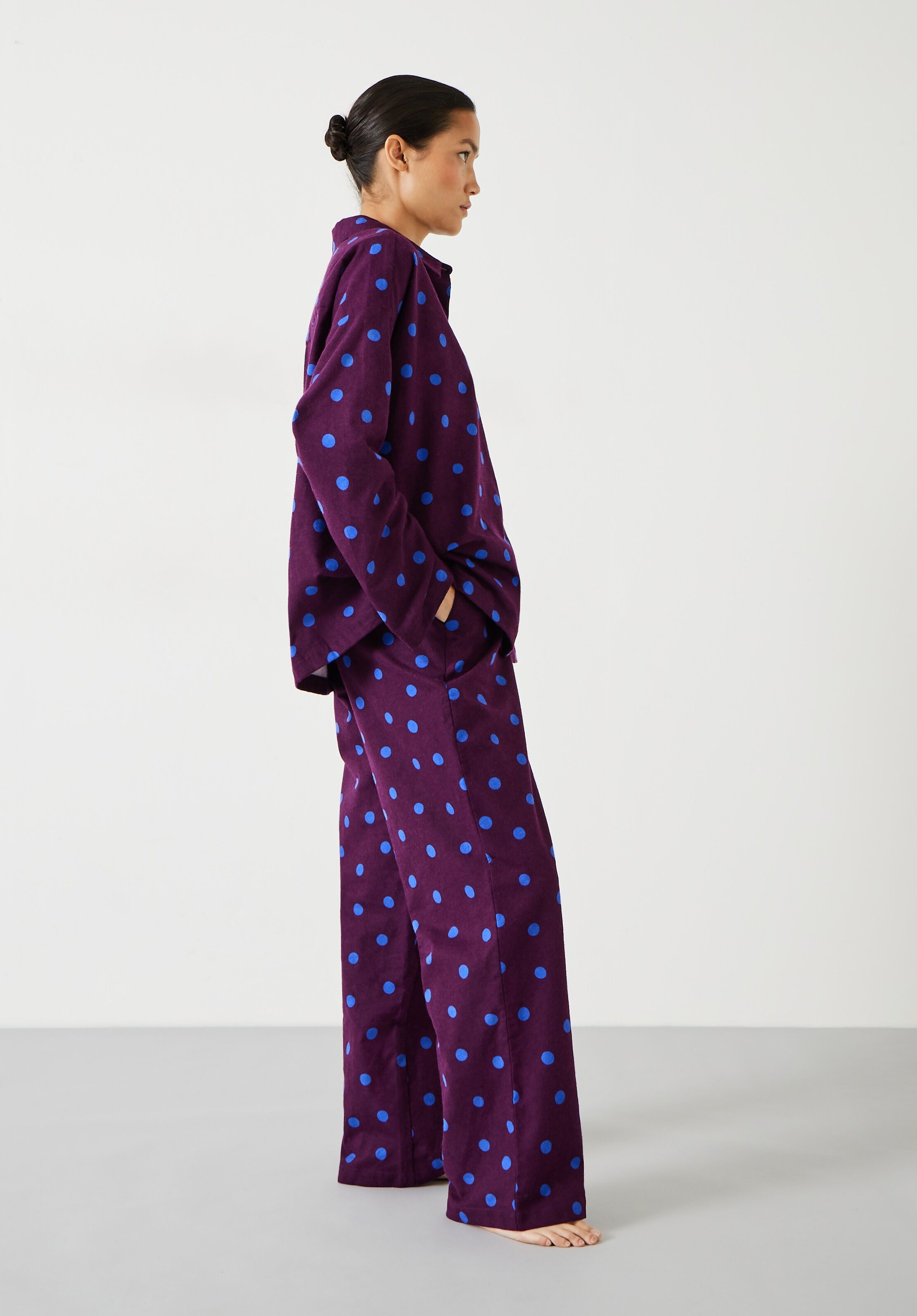 Flannel top pj dress