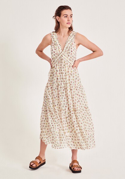 Rickie Chiffon Midi Dress