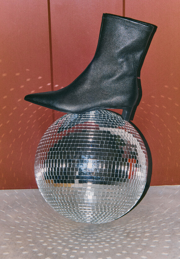 Leather Sock Fit Boots