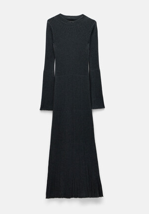 Karo Ribbed Jumper Dress