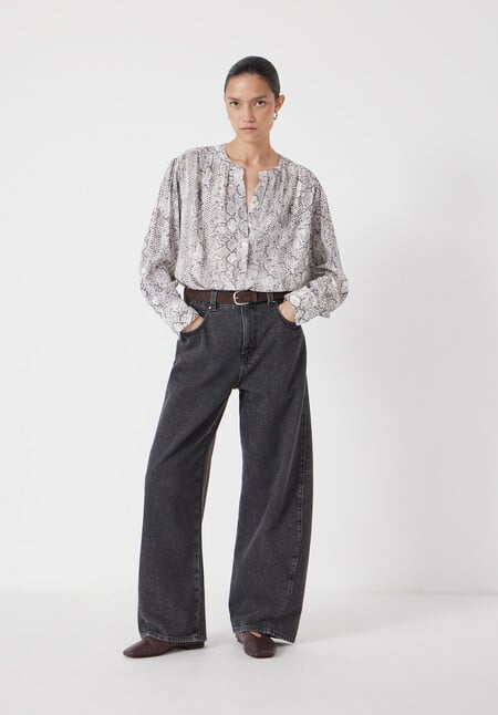 Fernanda Snake Printed Blouse