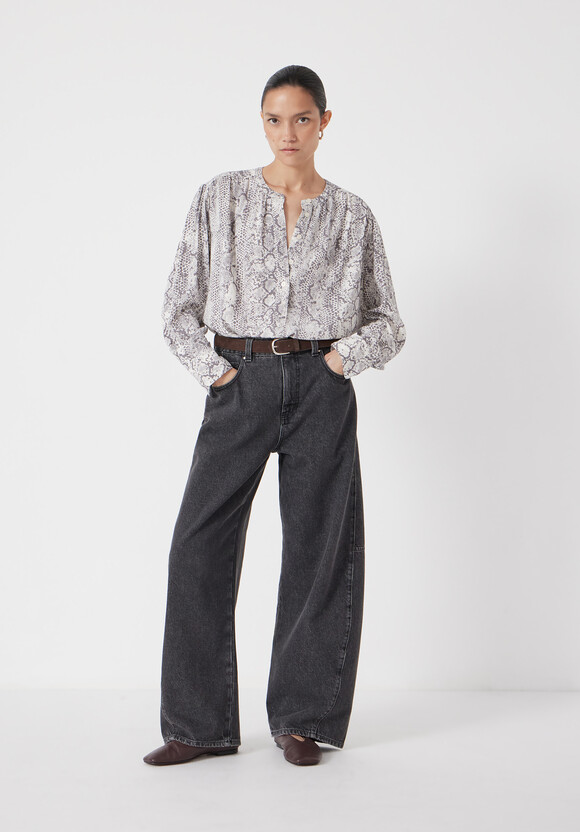 Fernanda Snake Printed Blouse