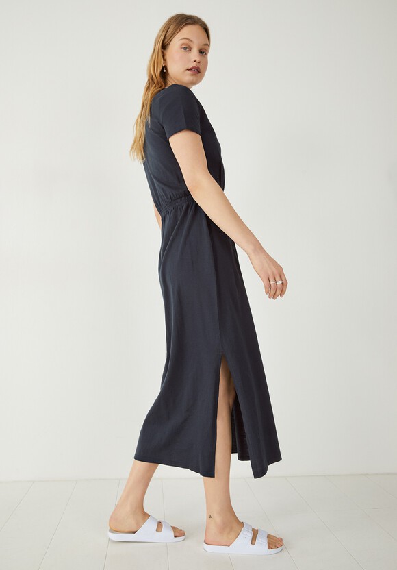 Naila Lace Jersey Midi Dress