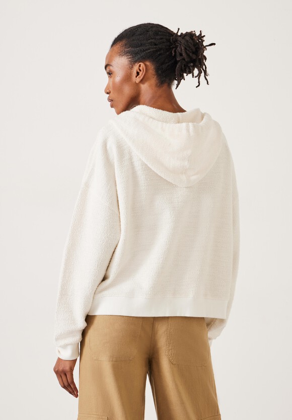 Tania Textured Zip Hoodie