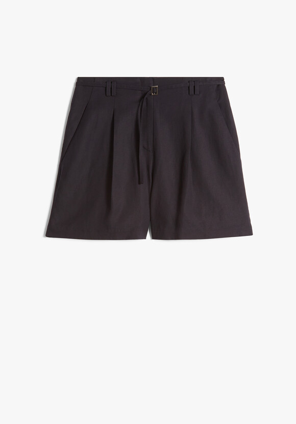 Belted Tailored Shorts
