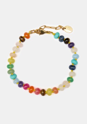 Semi Precious Beaded Bracelet