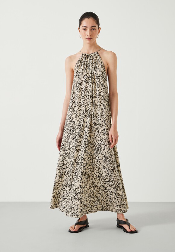 Aja Gathered Maxi Dress