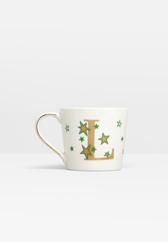 Meadow Initial Ceramic Mug