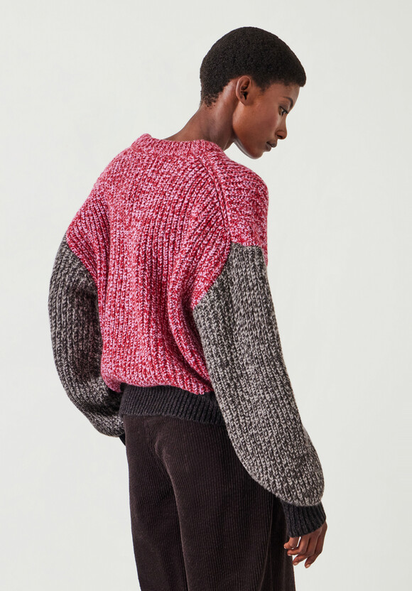 Pippa Wool Blend Colourblock Jumper