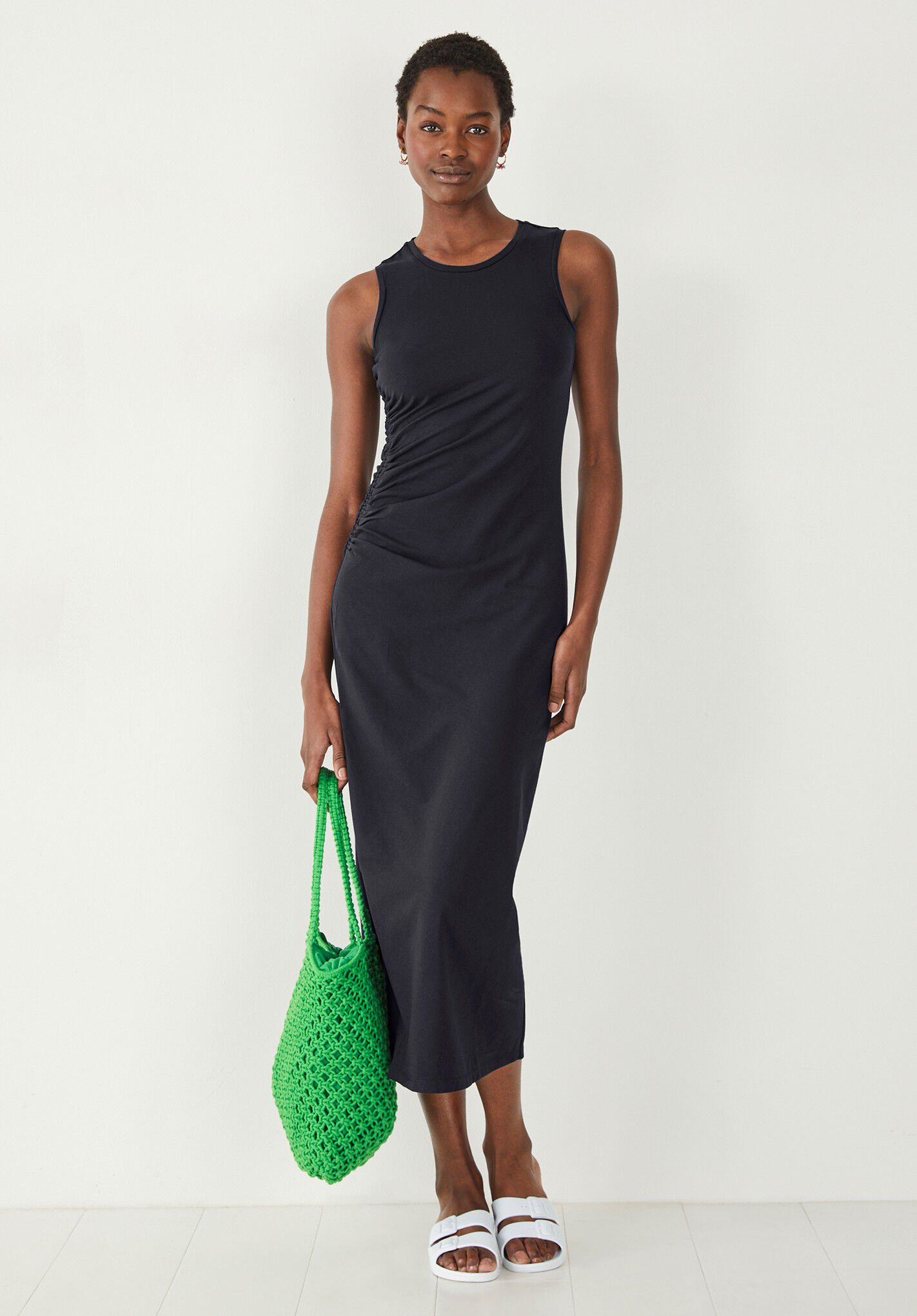 Jersey sleeveless dress new arrivals