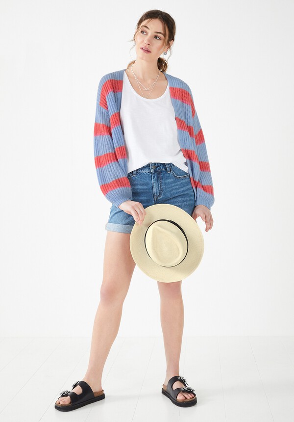 Ani Striped Cardigan