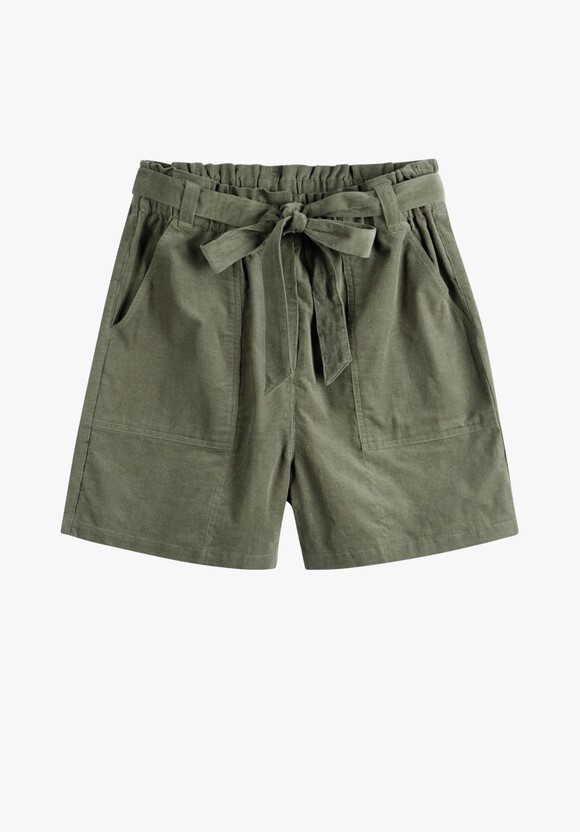 Caron Belted Cord Shorts