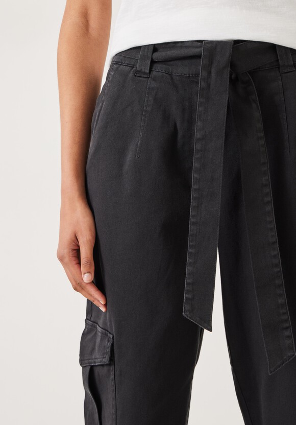 High Waist Belted Trousers