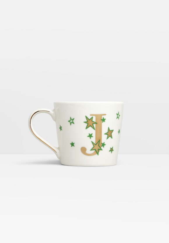 Meadow Initial Ceramic Mug