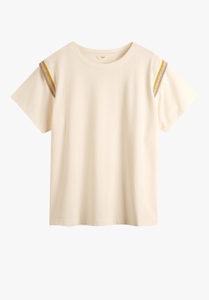 Quinn Sparkle Trim Boxy T Shirt