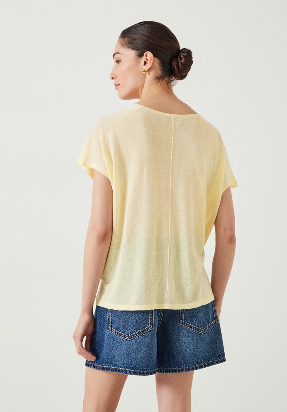 Emmerline Linen Blend Knitted Top