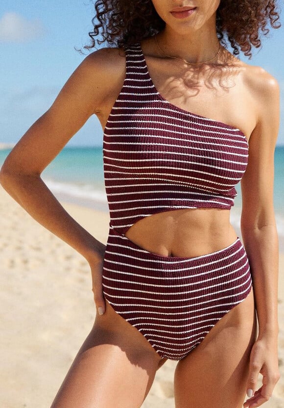 Clare Crinkle Cut Out Swimsuit