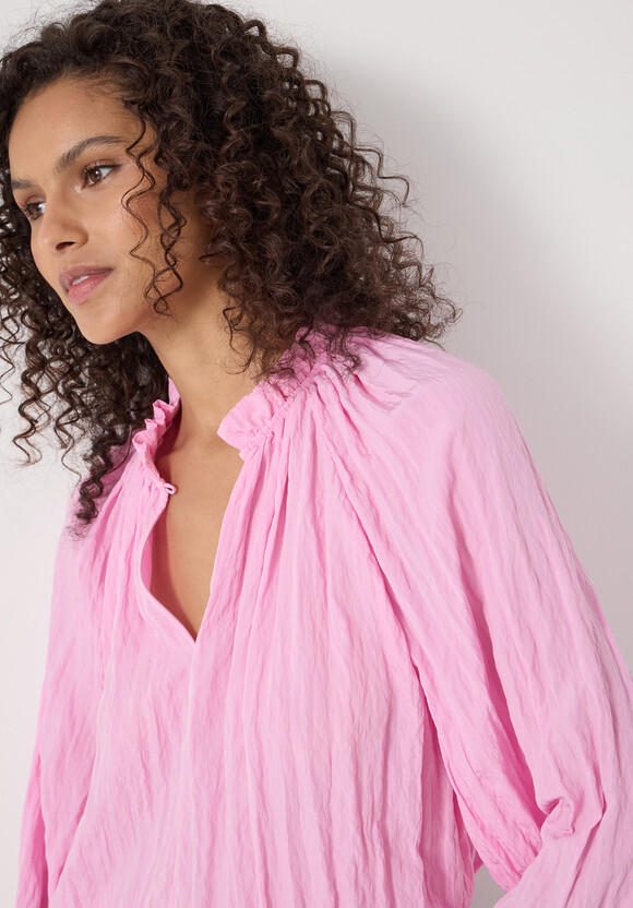 Ruffled Long Sleeve Blouse