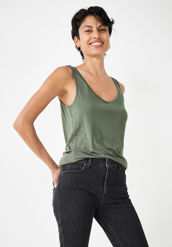 V-Neck Jersey Vest Top