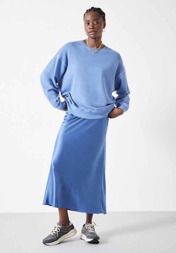 Sweatshirt maxi skirt