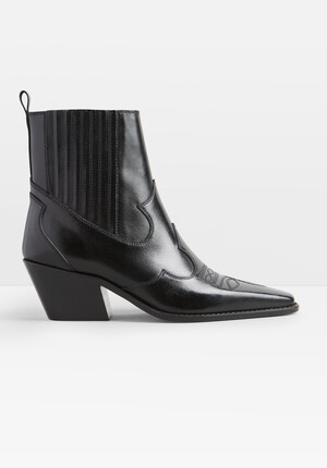 Kendall Leather Western Boots