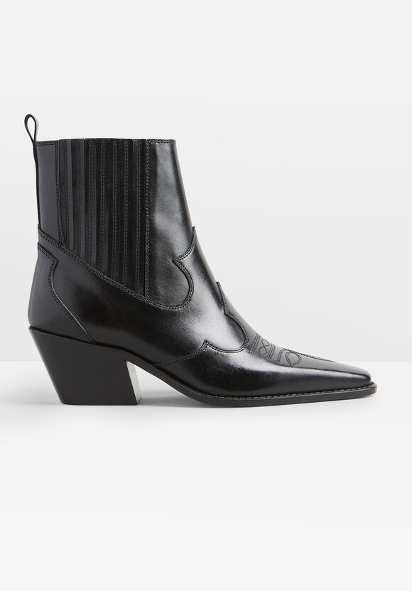 Kendall Leather Western Boots