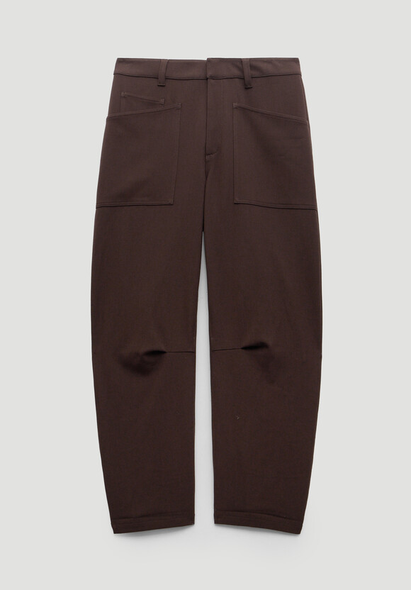 Cordi Barrel Leg Tailored Trousers