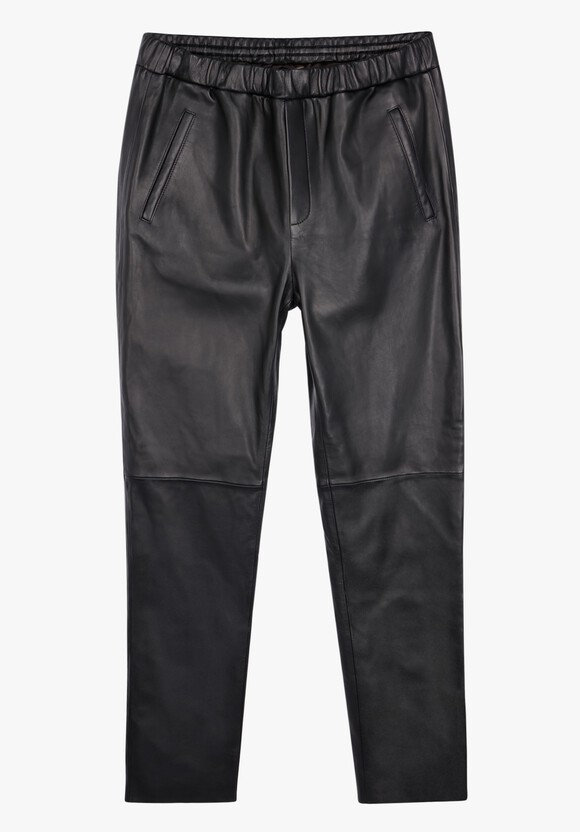 Leather Joggers