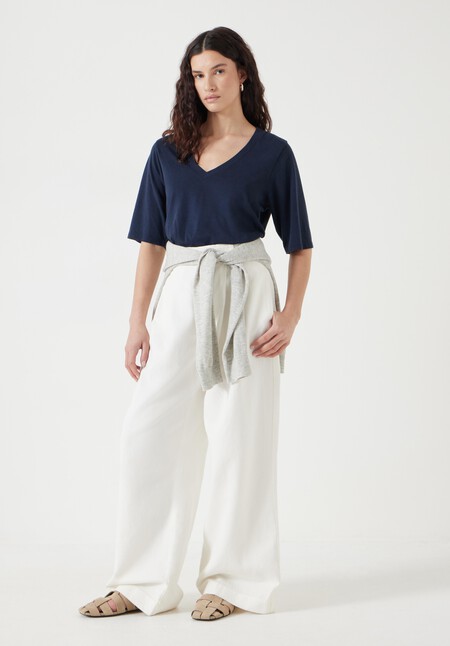 Reece V Neck Drapey T-Shirt