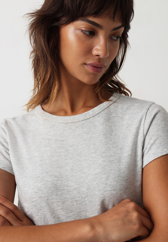 Slim Fit Slub Crew T-Shirt