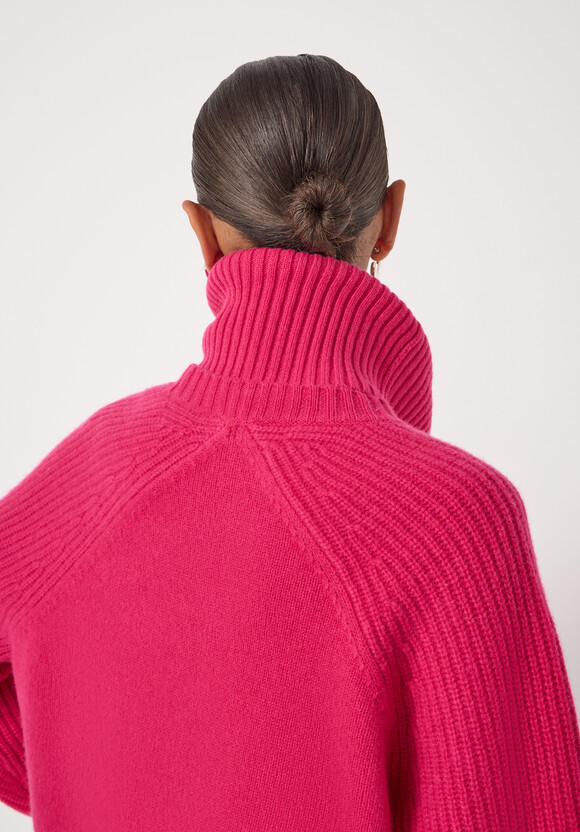 Mira Merino Wool Detachable Roll Neck Jumper