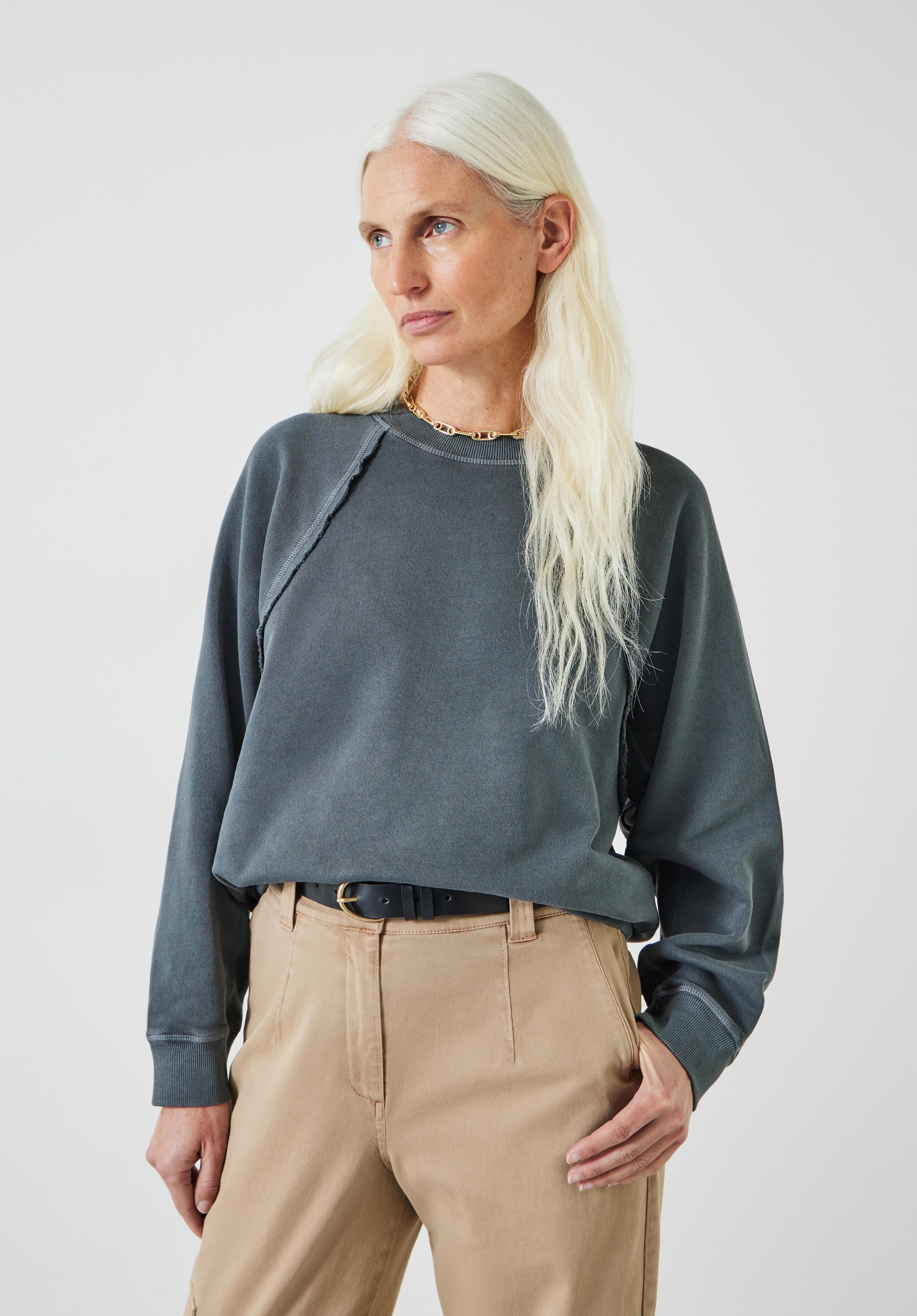 Nadine Relaxed Raglan Seam Sweatshirt