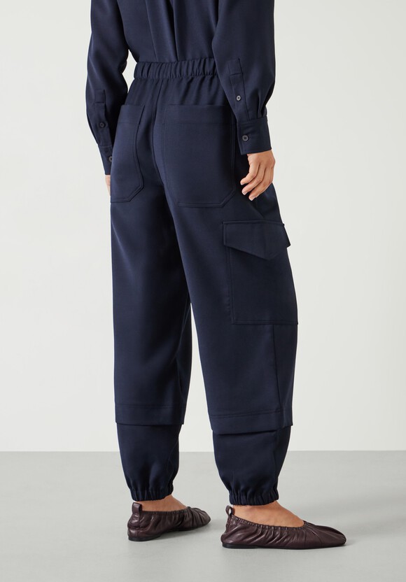 Ava Wool Cargo Trousers