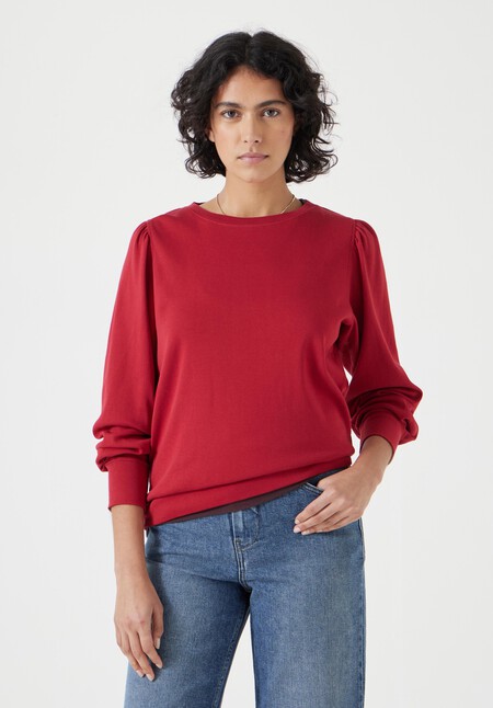 Emily Puff Sleeve Jersey Top