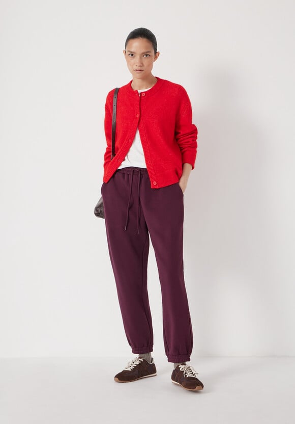 Crew Neck Boxy Cardigan